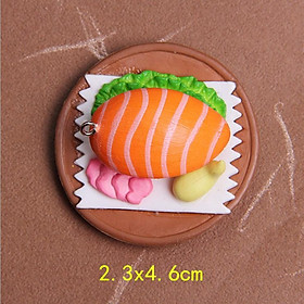Mô hình món ăn sushi kích thước 1.7 x 4.8cm để trang trí tiểu cảnh, bonsai, nhà búp bê(SMD-69)