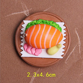 Mô hình món ăn sushi kích thước 1.7 x 4.8cm để trang trí tiểu cảnh, bonsai, nhà búp bê