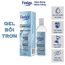 Gel bôi trơn Feelex Lubricant Cool mát lạnh, gấp đôi độ trơn - Lọ 250ml