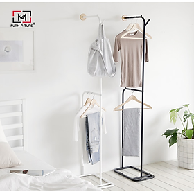 Mua CÂY TREO QUÀN ÁO HÀN QUỐC BẰNG SẮT CAO CẤP MÀU ĐEN - D HANGER BLACK