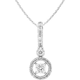 Mặt Dây Chuyền Vàng Trắng 14K Đính Kim Cương - White Gold ( https://tiki.vn › ... › Dây chuyền ) 