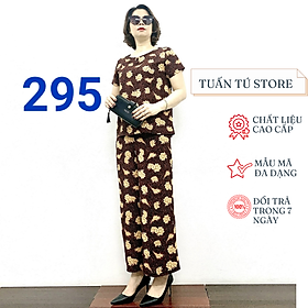 Bộ Lụa Cao Cấp Dành Cho Phụ Nữ Tuổi Trung Niên 2023 - Tuấn Tú Store 68