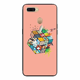 Ốp lưng in cho Realme 2 Pro Rubik Cube