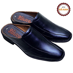 Dép Bít Mũi Nam Da Bò Thật TiTi ĐÔ Cao Cấp GSB2039d