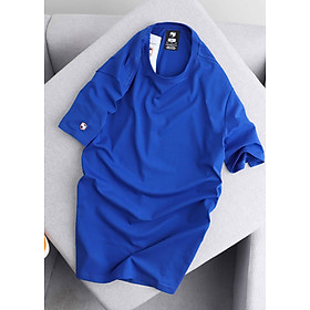 Áo Thun Nam Unisex Cotton Trơn Basic, Áo Phông Thể Thao Cổ Tròn Form Rộng Tay Lỡ Cao Cấp Big Sport