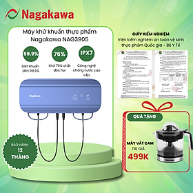 Mua Máy khử khuẩn thực phẩm treo tường Nagakawa NAG3905 - Công nghệ Hydroxyl - Hàng Chính Hãng