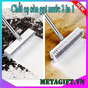Mua Cây lau sàn nhà  chổi lau chà sàn nhà và gạt nước sàn nhà tắm nhà vệ sinh inox 2 đầu đa năng
