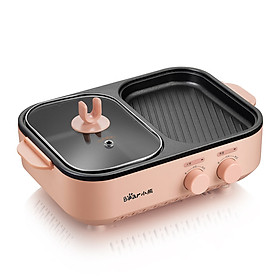 Bear frying oven DKL-C12D1 double plate design independent temperature control small and easy to store