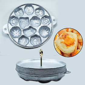 Mua (Lựa Khuôn Lớn  Nhỏ)Khuôn Làm Bánh Bông Lan Nướng Chống Dính 12 Bánh