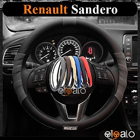 Bọc vô lăng da PU dành cho xe Renault Sandero cao cấp SPAR - OTOALO