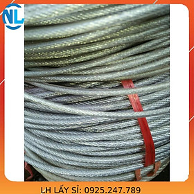 Mua Dây cáp lụa bọc nhựa phi 3 - 4 - 5 - 6mm tính theo mét) - tăng đơ - khóa cáp