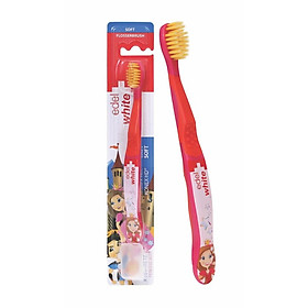 Bàn chải trẻ em 0-6 tuổi siêu mềm Edelwhite KIDS FLOSSERBRUSH dòng cao cấp