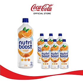 Nước Uống Sữa Trái Cây Nutri Boost Hương Cam Chai 1L