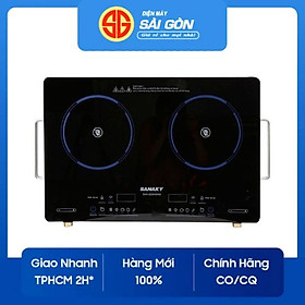 Bếp đôi điện từ Sunhouse SHB8100-Hàng chính hãng