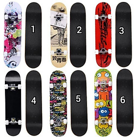 Ván Trượt Thể Thao Skateboard Người Lớn Chất Liệu Bằng Gỗ Phong Ép 7 Lớp Độ Bền Cực Cao