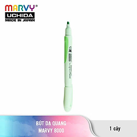 Bút dạ quang 6 màu Pastel Marvy Uchida 8000