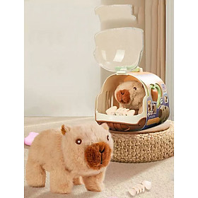 Đồ Chơi Chăm Sóc Thú Cưng, Lồng Thỏ Bông, Có Âm Thanh Vui Nhộn