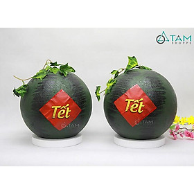Trái dưa hấu mô hình giả trang trí