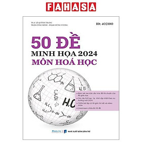 50 Đề Minh Họa 2024 - Môn Hóa Học