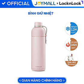 Mua Bình giữ nhiệt Lock&Lock Belt Bottle LHC4267 490ml - Hàng chính hãng có quai xách  miệng rộng có thể cho đá - JoyMall