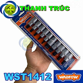 Mua Bộ tuýp 12 chi tiết ra đầu lục giác + đầu sao WADFOW WST1412 chuôi 1/2