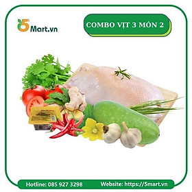 [CHỈ GIAO HCM] Combo 2: - Canh bí đao- Vịt om me- vịt kho gừng