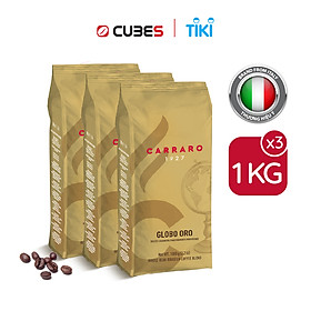 Combo Cà phê hạt Carraro Globo Oro