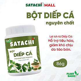 Bột Diếp Cá Nguyên Chất SATACHI – 100% lá diếp cá tự nhiên, không đường – Hộp 86g & 258g