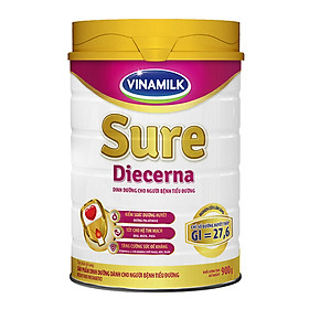 Sữa Bột Vinamilk Sure Diecerna - Hộp Thiếc 900g