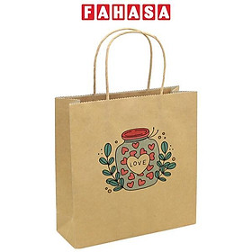 Túi Giấy Kraft - 22 x 25 x 8 cm - The Sun 09