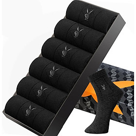 Hộp 6 Đôi Tất Nam Thoáng Khí Playboy