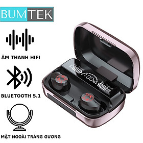 Mua Tai Nghe Không Dây Bluetooth 5.1 TWS M23 Chống Nước Có Đèn LED Hiển Thị  Âm Thanh HIFI -Hàng Chính Hãng