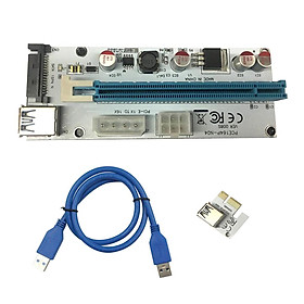 PCIE  Express PCI-E 1x To 16x Extender Riser Card USB 3.0   Cable