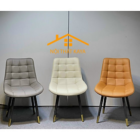 Ghế Angel Nhập Khẩu Bọc Da Microfiber Cao Cấp - Khung và chân ghế bằng Thép Carbon sơn tĩnh điện chống rỉ sét KY-GH11S