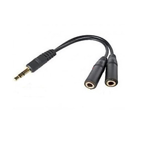 Dây chia audio 1 cổng ra 2 cổng chuẩn 3.5mm