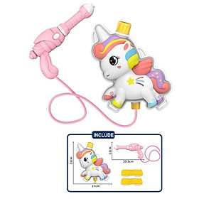 Đồ chơi ba lô nước HC899-10A – Mô hình phun nước hình ngựa xinh xắn cho bé trai bé gái