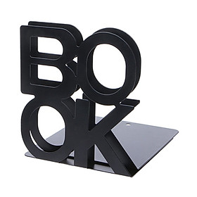 Household BOOK Word Bookend Creative Iron Bookend Portable Storage Holder Durable Hierro Soporte De Escritorio Para Libros