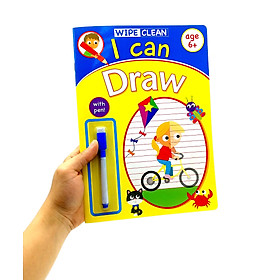 Hình ảnh Wipe Clean I Can Draw - Book With Pen Age 6+