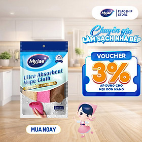 Khăn lau siêu thấm MyJae（3 cái）