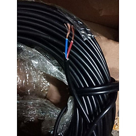 Mua Dây điện đen tròn 0.5 ( dùng cho đèn thả) Chất liệu dây Đông 100%