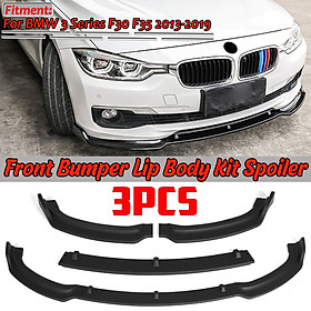 Front Bumper Lip Body Kit Spoiler For BMW 3 Series F30 F35 2013-2019 Base Model