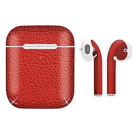 Mua Miếng dán skin chống bẩn cho tai nghe AirPods in hình Vân Da - Da013 (bản không dây 1 và 2)