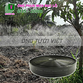 200m Ống dây tưới phun mưa Nguyễn Tân phi 35 (đục lỗ sẵn) [BH 12 tháng] | Ống mềm sử dụng trong hệ thống tưới nông nghiệp