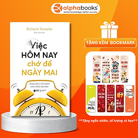 Sách Việc Hôm Nay (Cứ) Chớ Để Ngày Mai (Tái Bản)