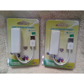 Mua Cáp USB to LAN - Cáp nối từ cổng USB ra cổng mạng LAN - Cáp usb to LAN có dây  màu trắng - Hàng chính hãng