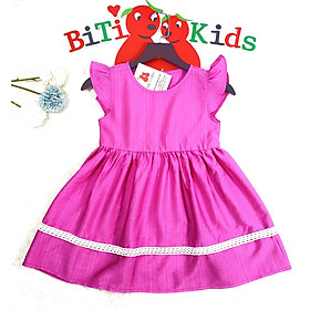 Đầm bé gái,váy trẻ em ,BITIKIDS, cánh tiên siêu yêu vải linen size 1 đến 8 tuổi