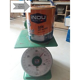 Sơn sắt mạ kẽm INDU màu cà phê