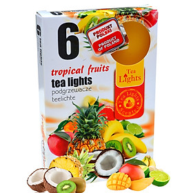 Mua Hộp 6 nến thơm tinh dầu Tealight Admit Tropical Fruits QT026055 - trái cây nhiệt đới