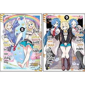Sách - [Combo Manga] Diệt Slime Suốt 300 Năm, Tôi Levelmax Lúc Nào Chẳng Hay (Tập 8 + 9)