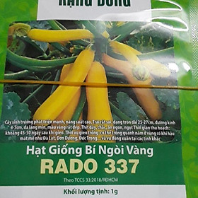 Mua Hạt Giống Bí Ngòi Vàng 1Gram